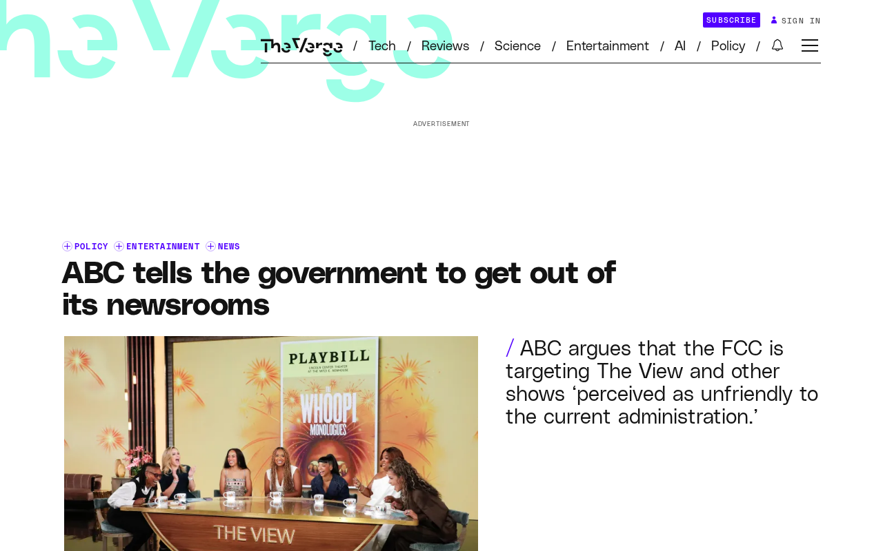 ABC Pushes Back Against FCC Investigation: Government Must Not Interfere with Editorial Independence