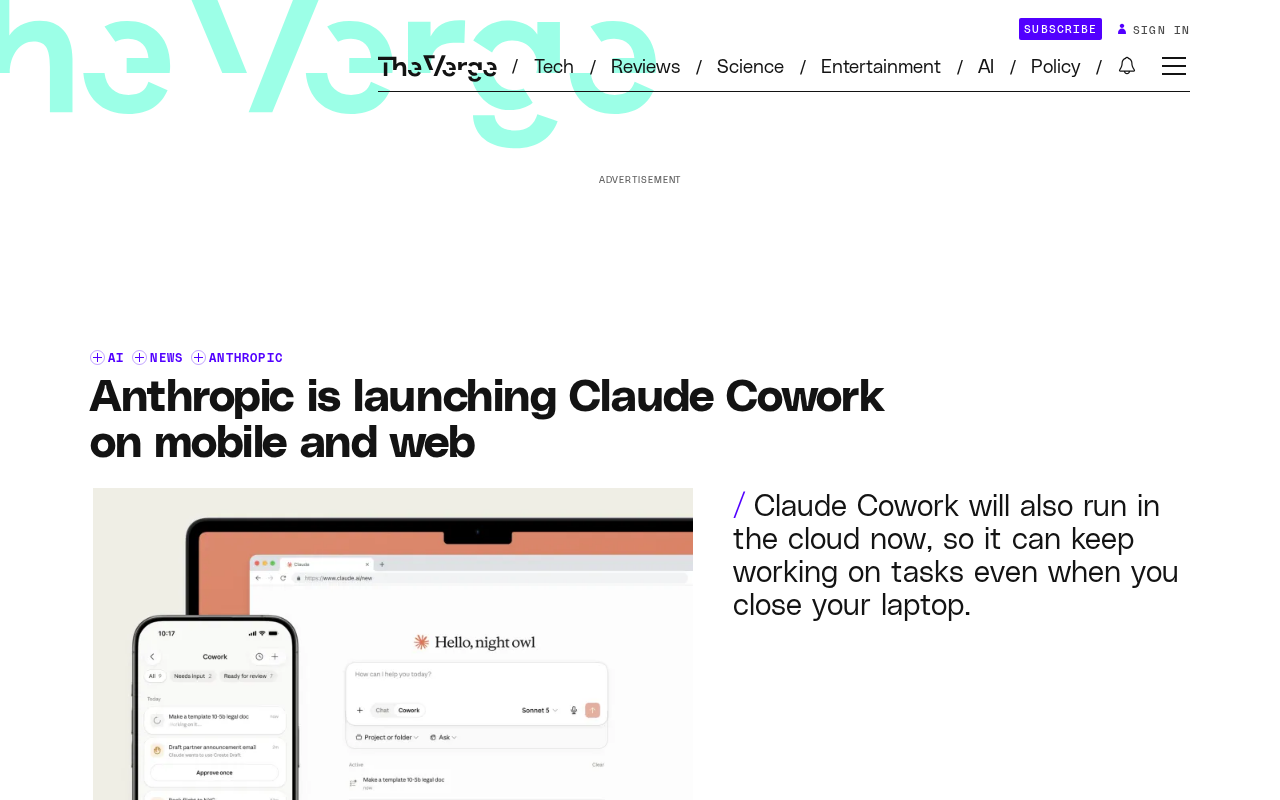 Claude Cowork Arrives on Mobile and Web, with Max Users Getting Early Access