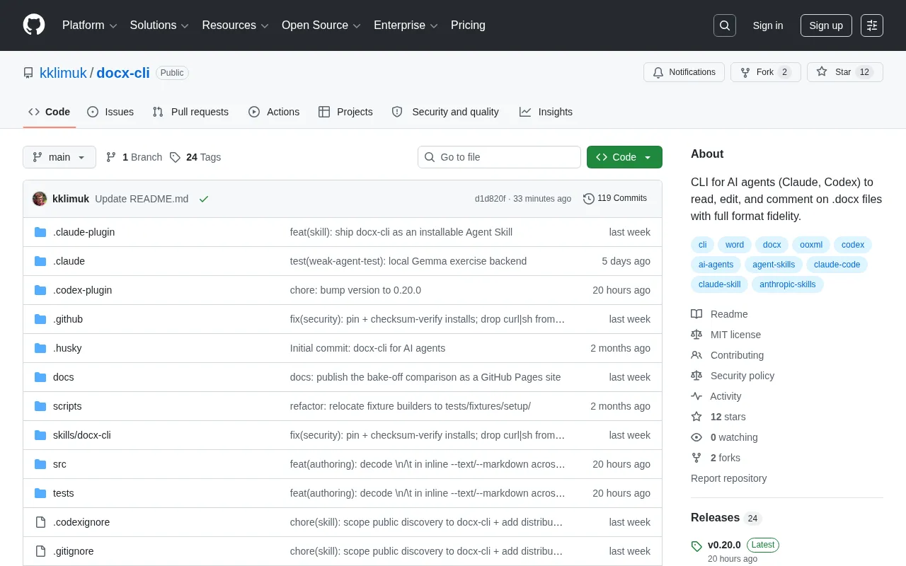 Docx-CLI: An Open-Source Tool That Boosts AI Agent Word Document Efficiency by 50%