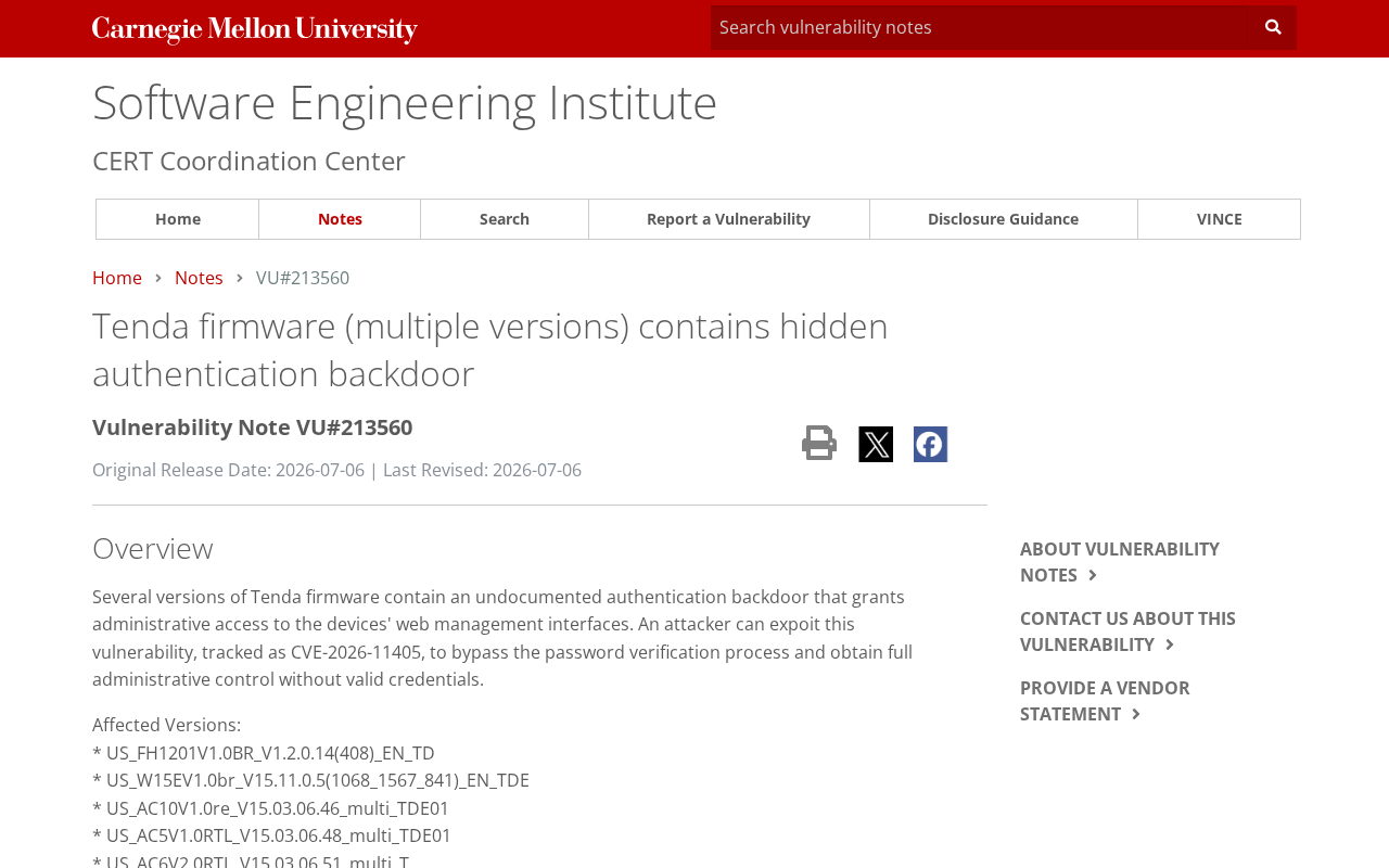 Hidden Authentication Backdoor Exposed in Tenda Router Firmware: Multiple Versions Affected, Users Beware