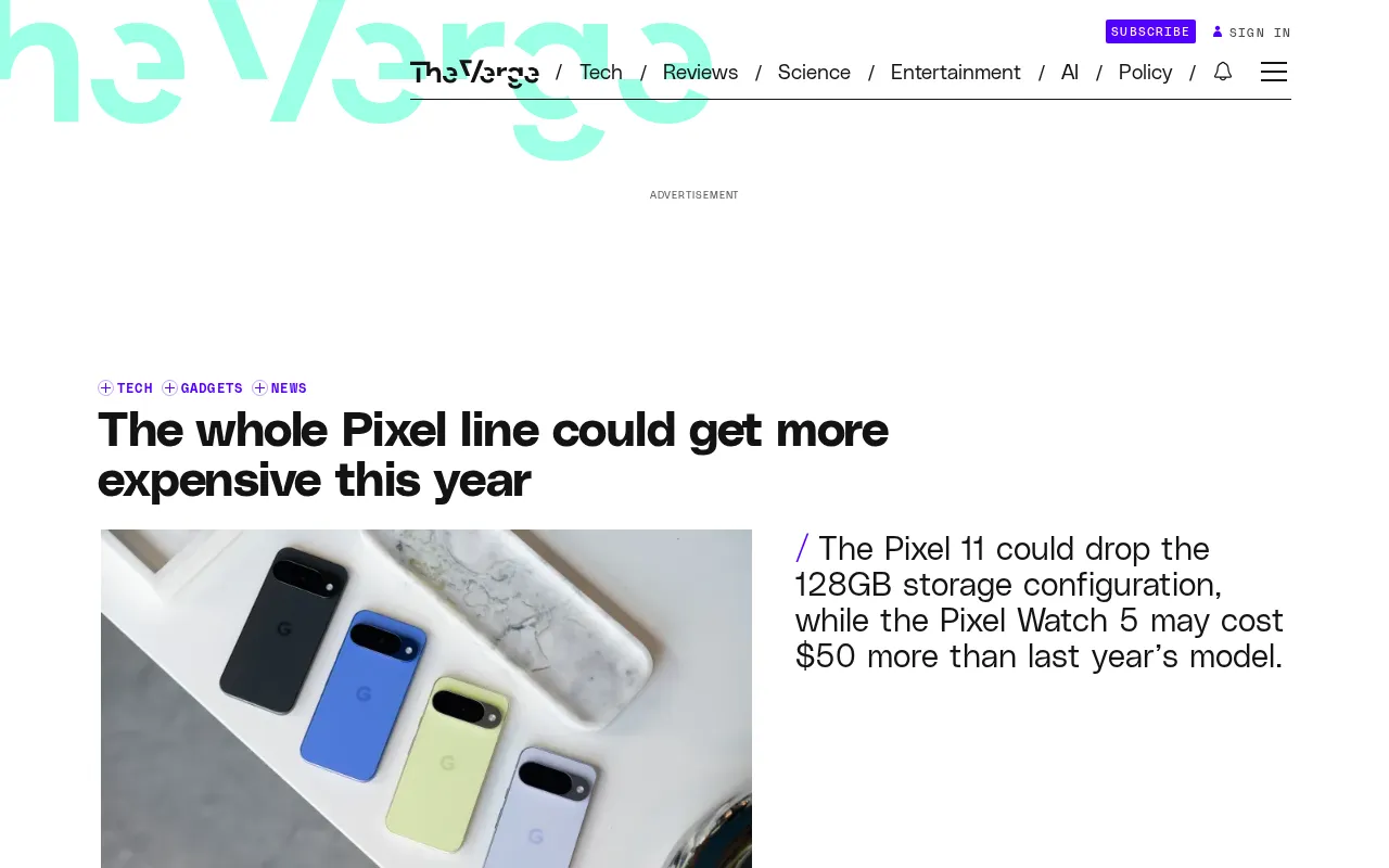 Rumored Pixel-Wide Price Hike: Watch 5 Starting Price May Rise to $399