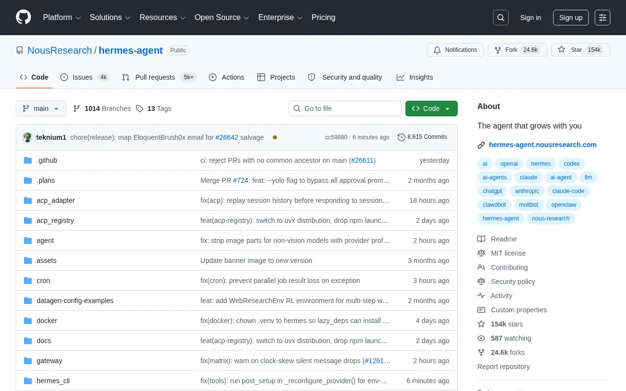 Deep Dive into the Hermes-Agent Open-Source Framework: The AI Agent with 130K Stars on GitHub