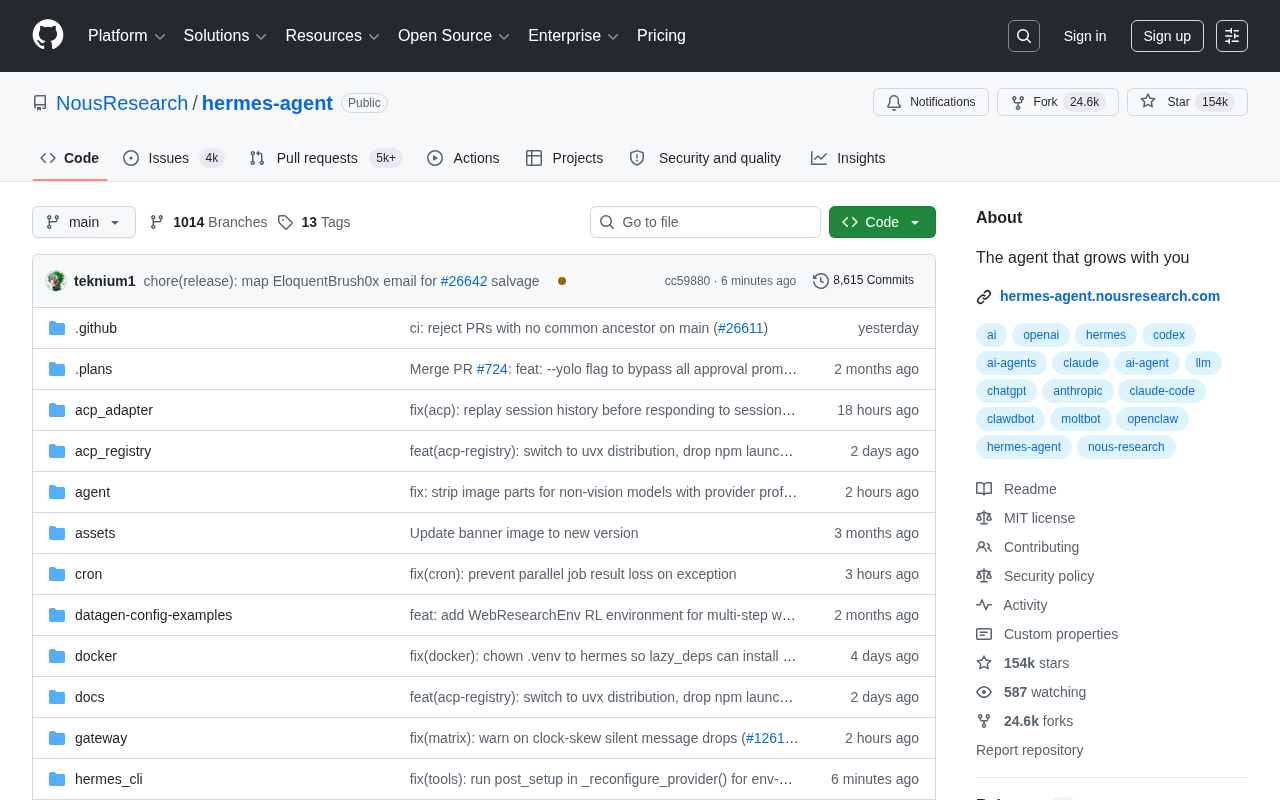 Hermes-Agent开源框架深度解析:GitHub 13万Star的AI智能体