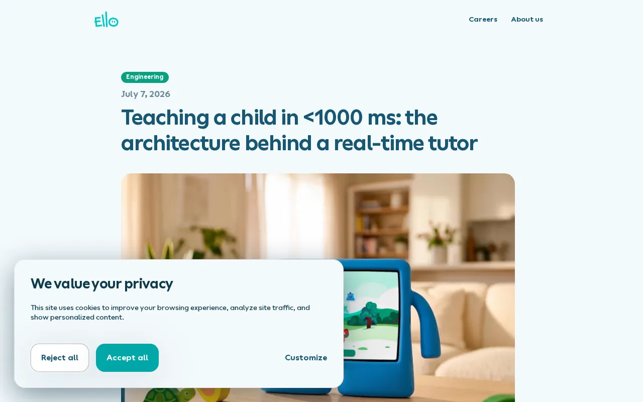Building a Real-Time AI Tutor for 5-Year-Olds: Technical Challenges and the Educational Balance