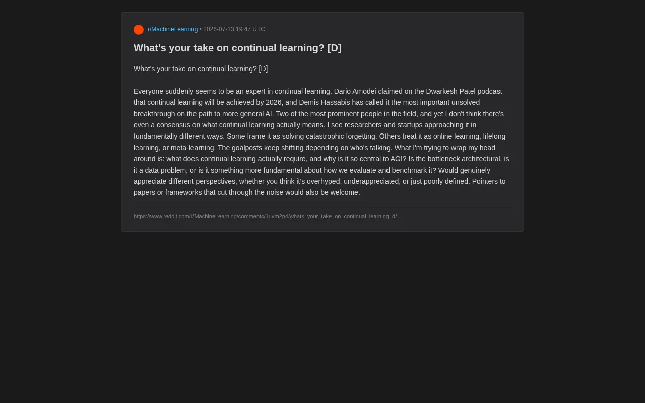 Continual Learning and AGI: Conceptual Confusion, Core Bottlenecks, and the Real Challenges