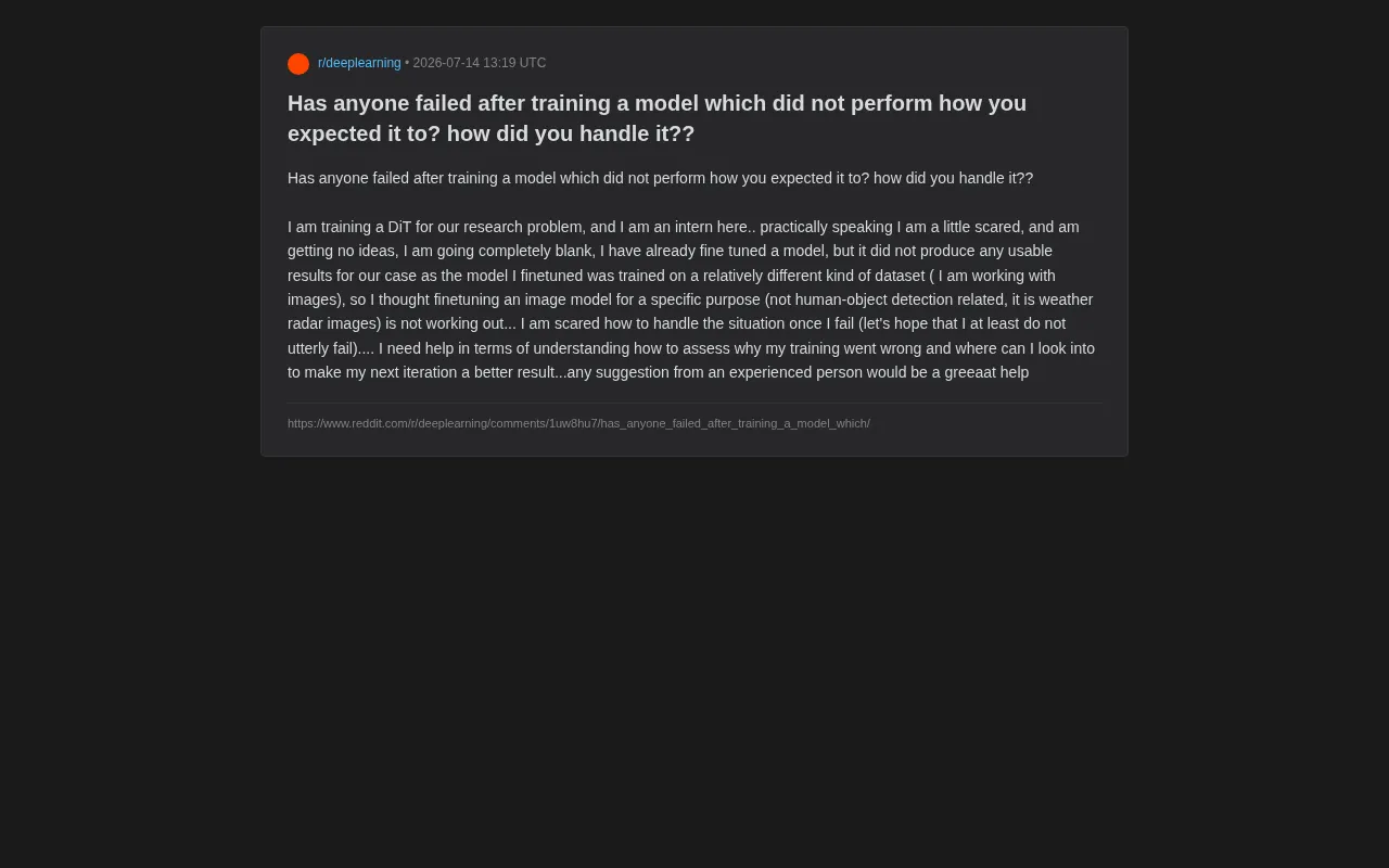 What to Do When Model Training Fails? A Systematic Debugging and Iteration Guide