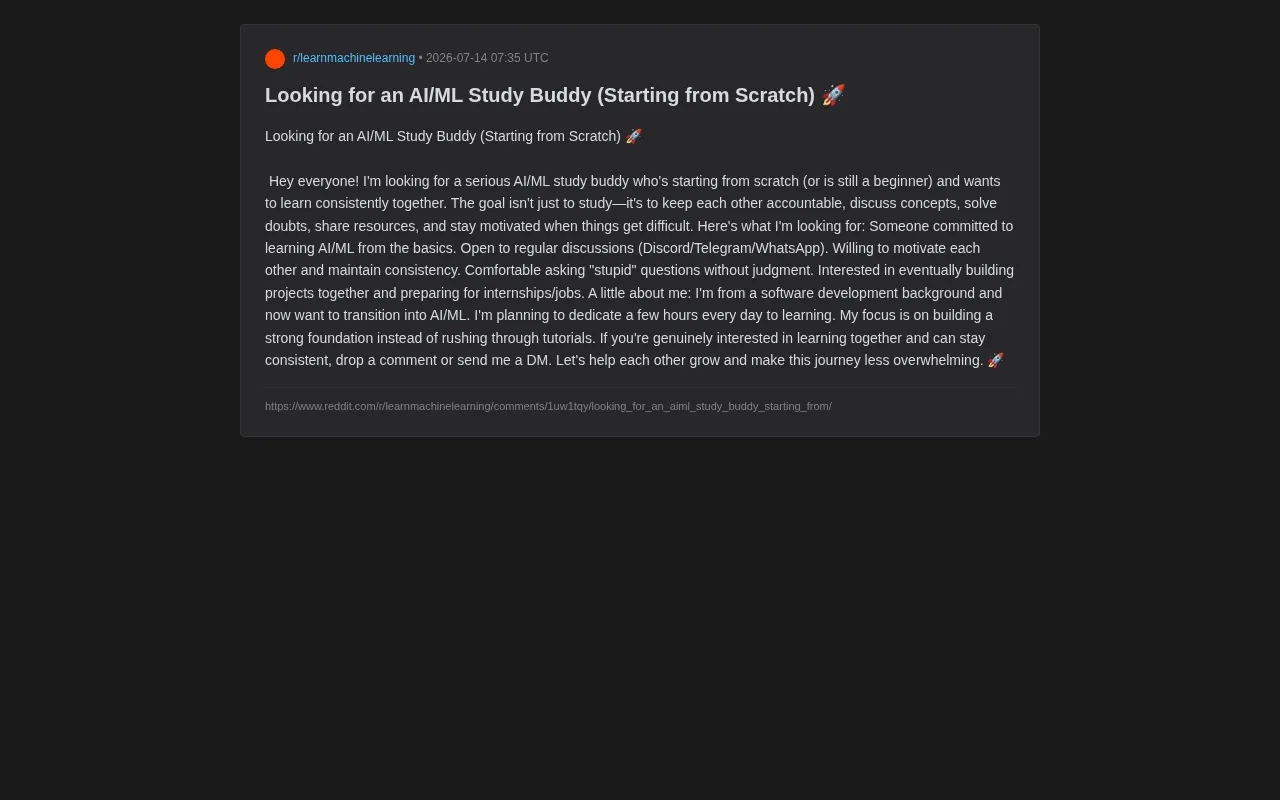 Transitioning to AI/ML: Why Finding a Study Buddy Matters More Than Picking the Right Course