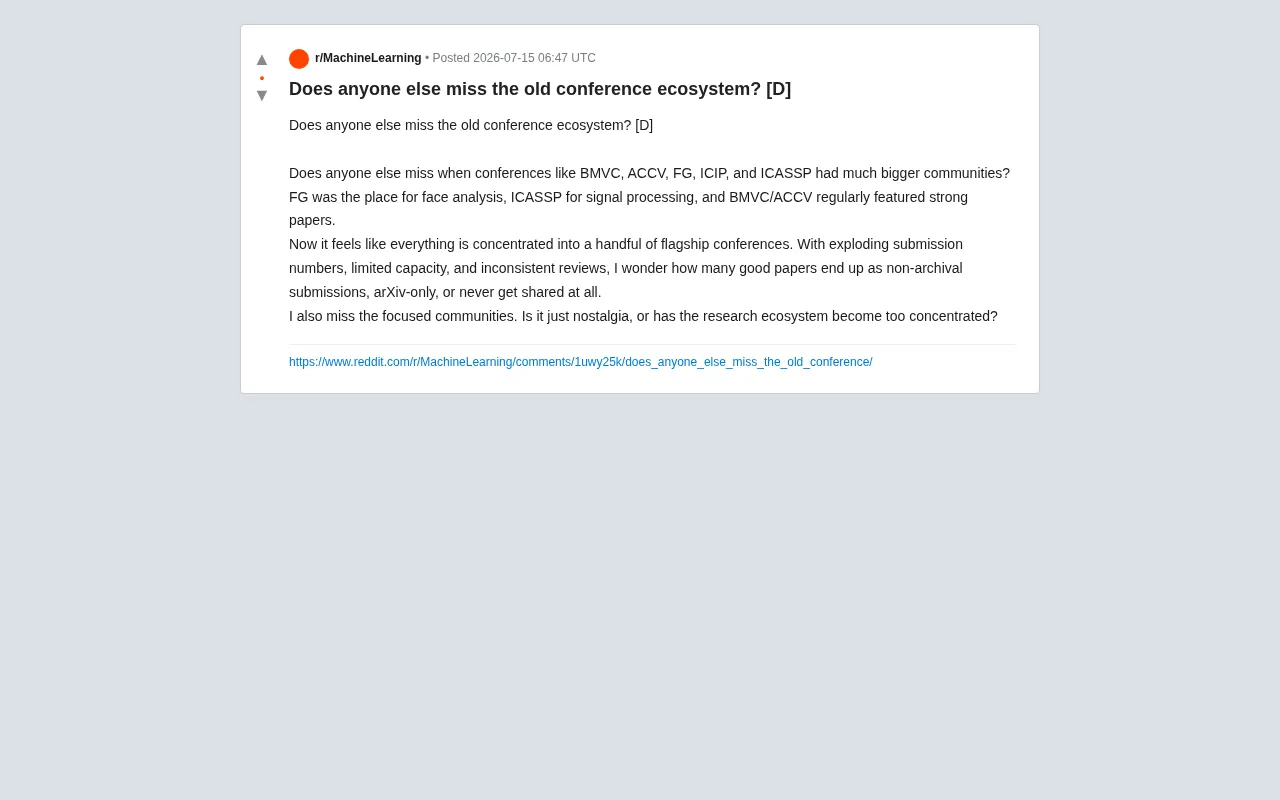 Over-Concentration in the AI Conference Ecosystem: What Have We Lost?