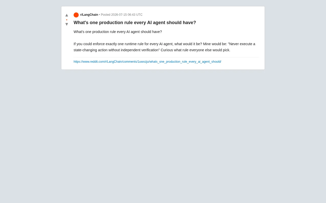 Core Iron Rules for Deploying AI Agents in Production