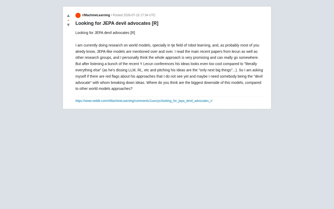 JEPA World Model Deep Dive: Promise and Controversy