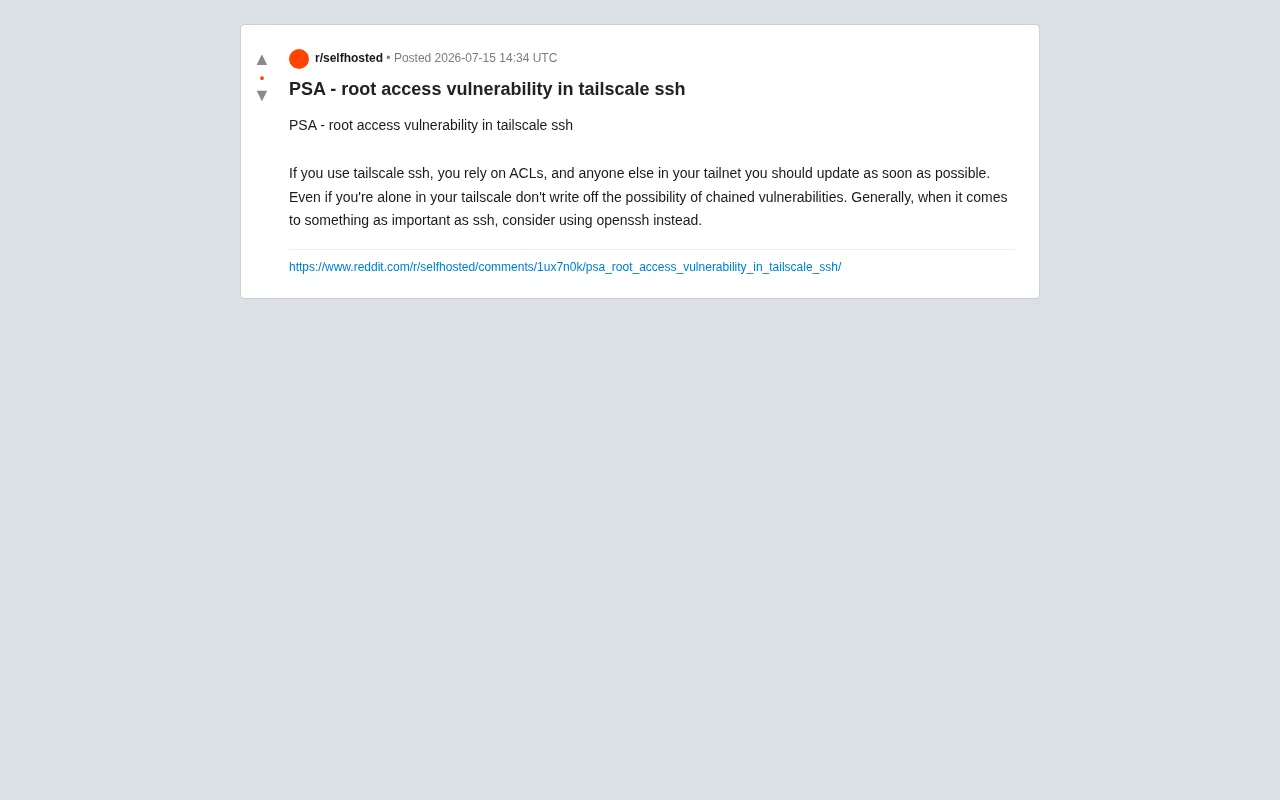 Tailscale SSH Root Privilege Escalation Vulnerability: Impact, Fixes, and Defense Guide
