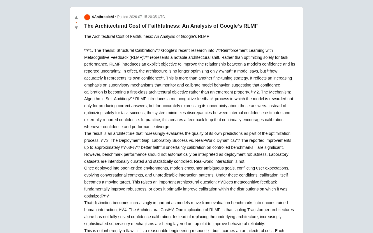Google RLMF: Training LLMs to Honestly Express Uncertainty via Metacognitive Feedback