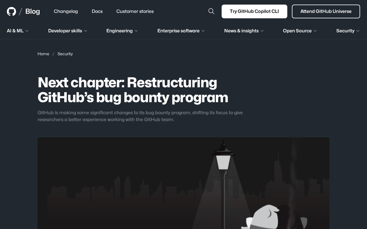 GitHub重构漏洞赏金计划:从修漏洞到重体验的战略转型