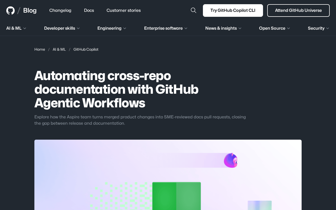 GitHub Agentic Workflows实践:自动化跨仓库文档更新