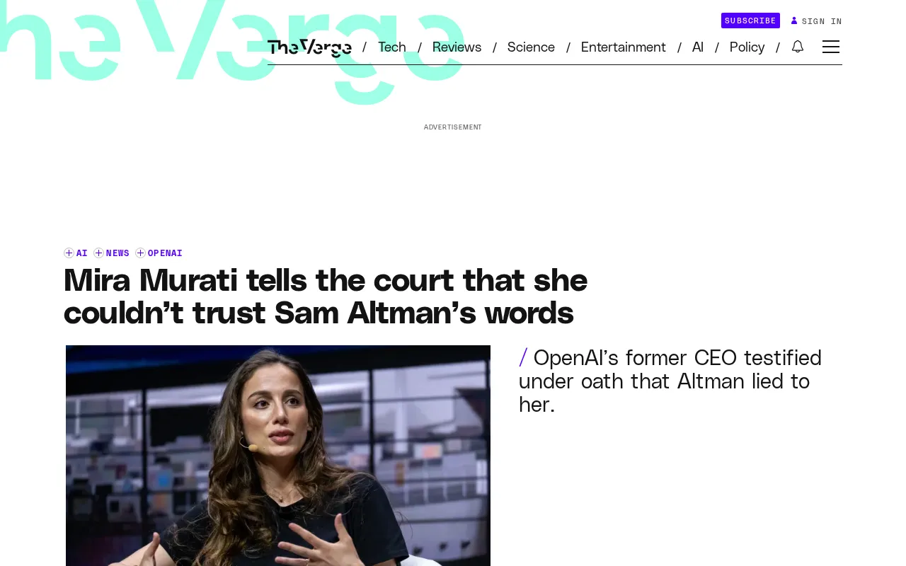 Murati Testifies Against Altman's Lies: OpenAI Safety Review Insider Details Exposed