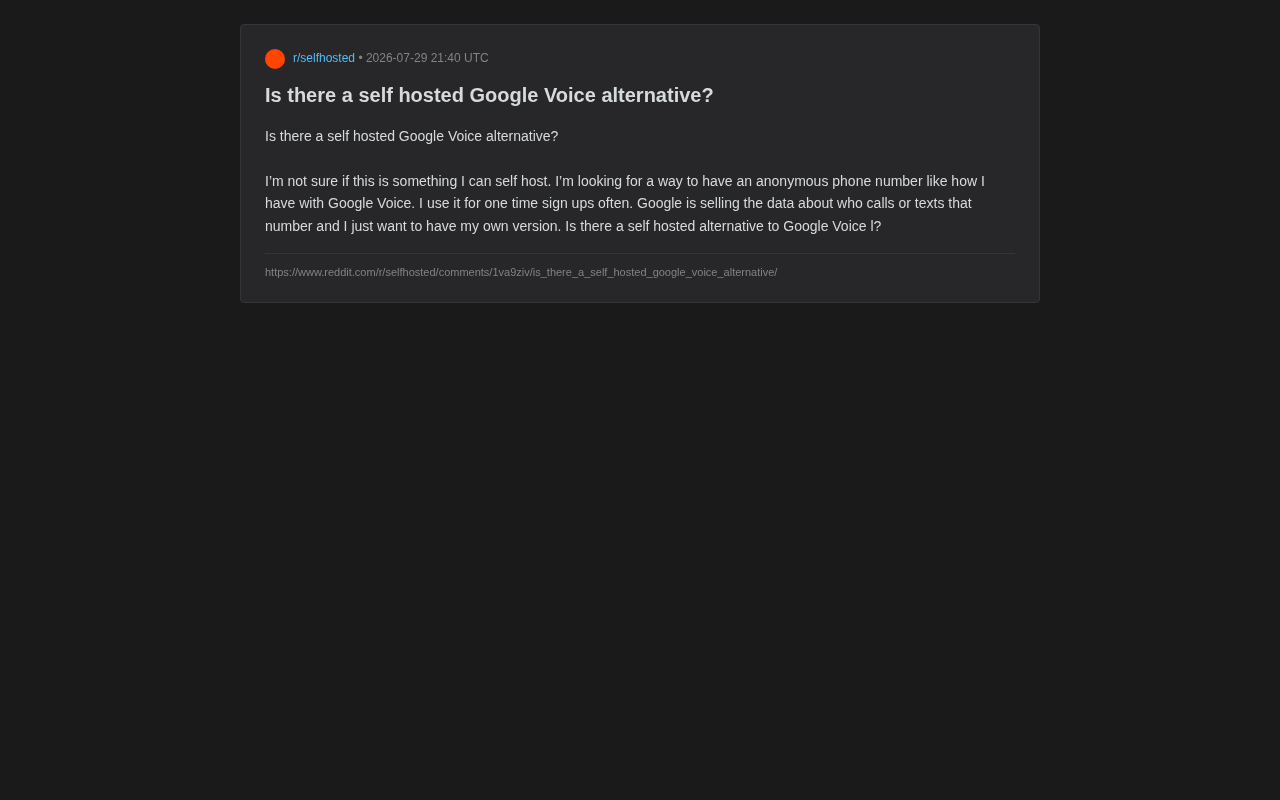 自建Google Voice替代方案:隐私虚拟号码自托管完整指南