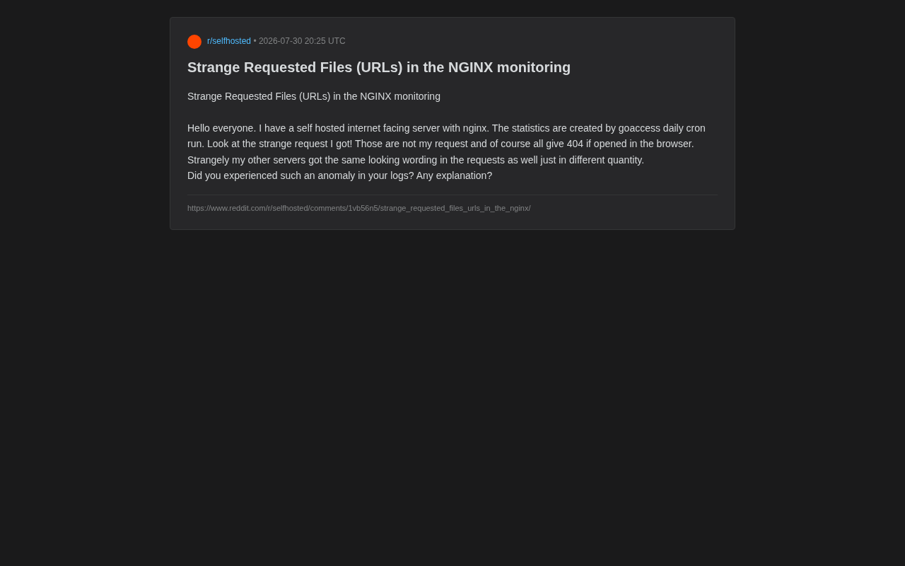 NGINX日志出现诡异URL请求?揭秘自动化扫描攻击与防御方法