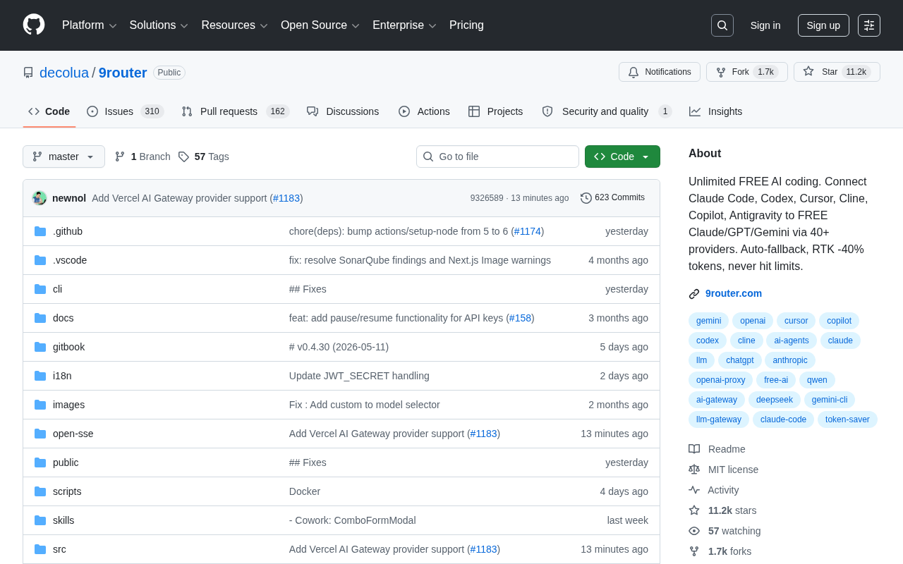 9router: An Open-Source Routing Solution for Free Unlimited AI Coding Model Access