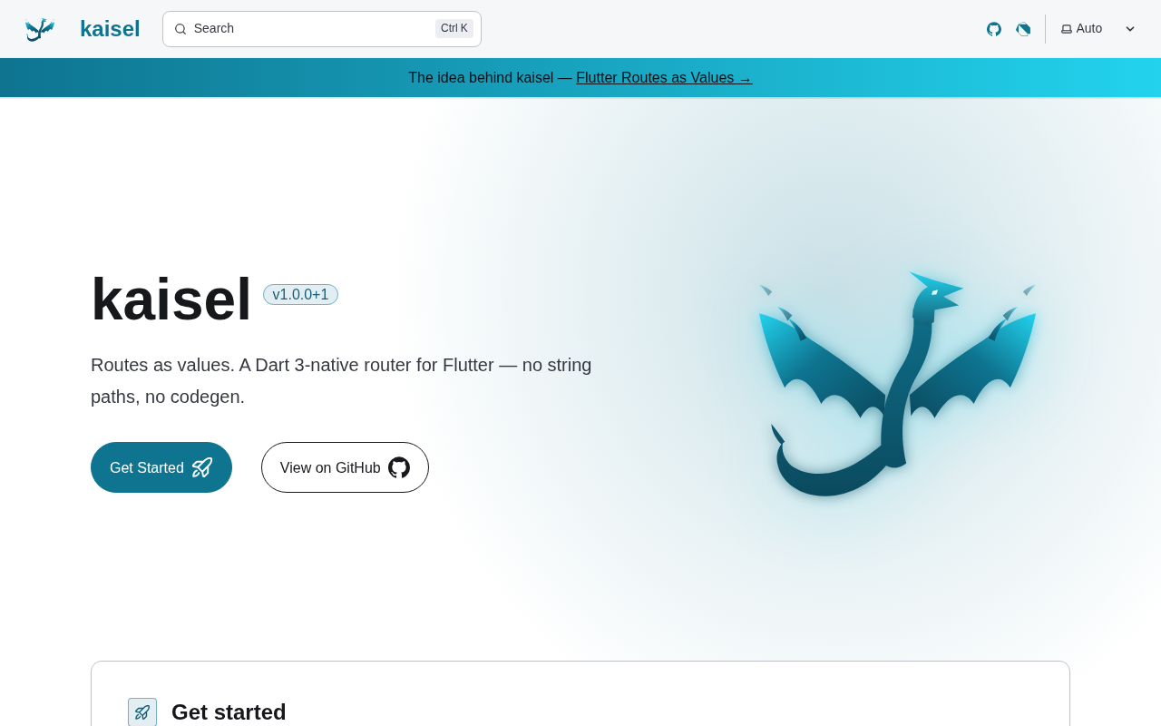 Kaisel:用Dart 3密封类与模式匹配重塑Flutter路由