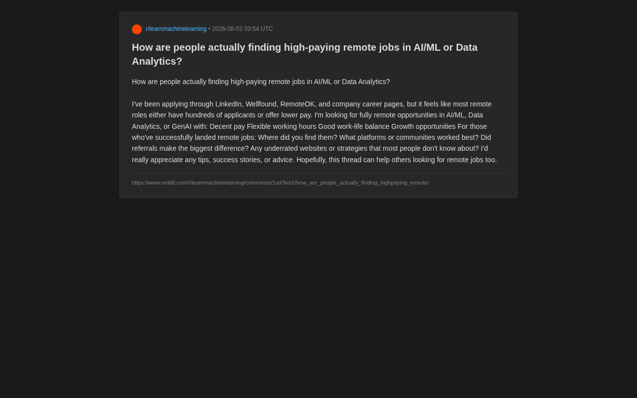 AI/ML远程高薪岗位怎么找?实战求职策略全解析