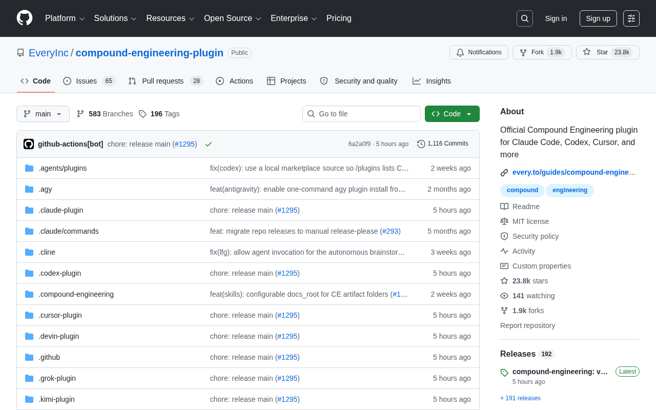 compound-engineering-plugin:跨AI编程工具协同的统一插件层