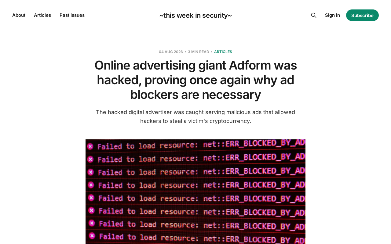Adform Hacked: Why You Should Be Using an Ad Blocker Right Now