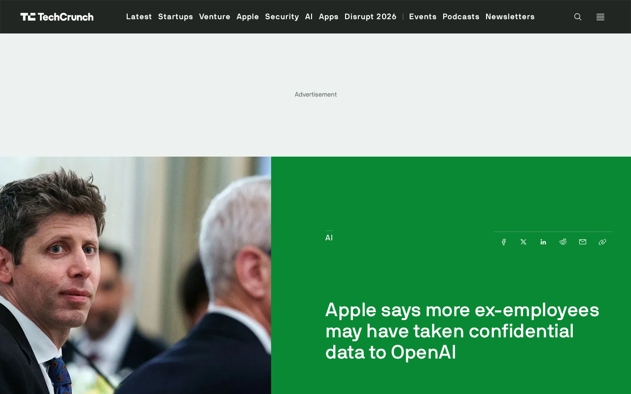 Apple Accuses Former Employees of Taking Confidential Data to OpenAI: The AI Talent War Escalates