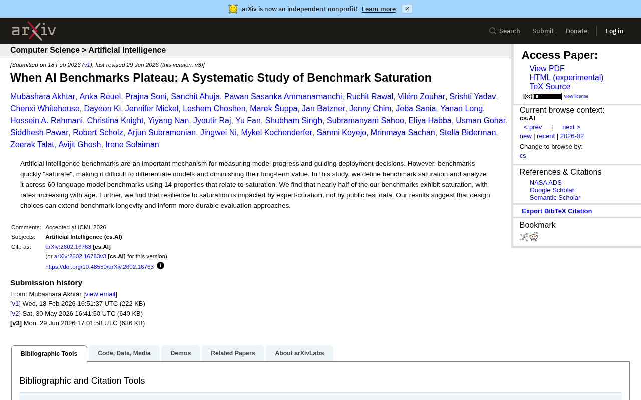 Why AI Benchmarks Are Hitting Their Ceiling: Causes of Saturation and How to Respond