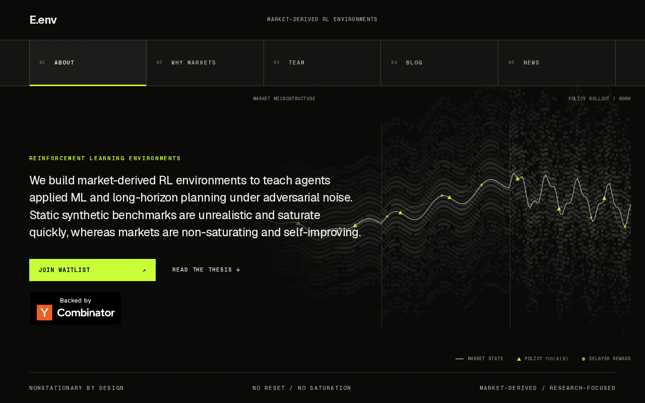 EdotEnv: Training LLMs to Master Scientific Reasoning Through a Quantitative Trading RL Environment