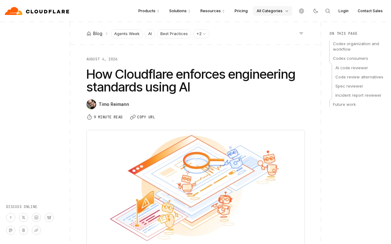 Cloudflare Uses AI to Standardize Engineering Practices: From Standards Drift to Automated Enforcement