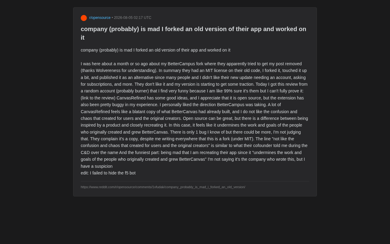 MIT协议分叉遭原厂抹黑?开源Fork的法律与道德边界