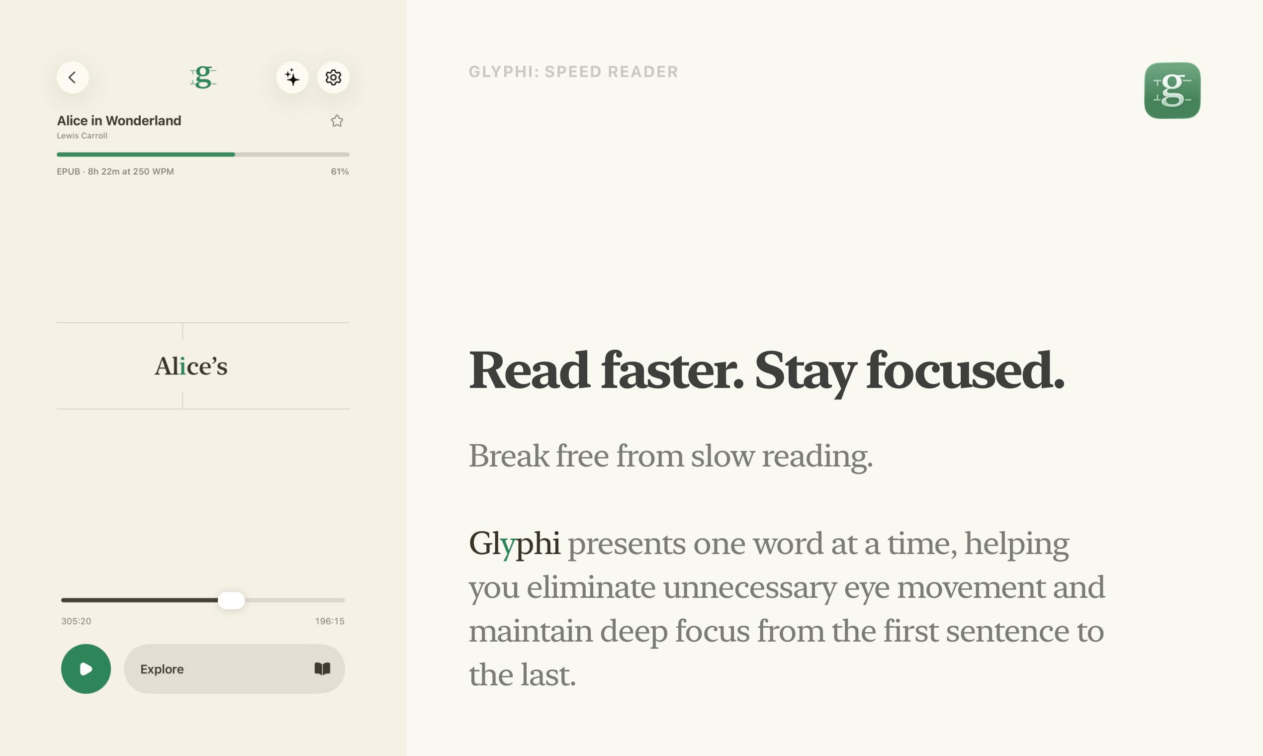 Glyphi Speed Reader Deep Dive: How RSVP Technology Boosts Reading Efficiency