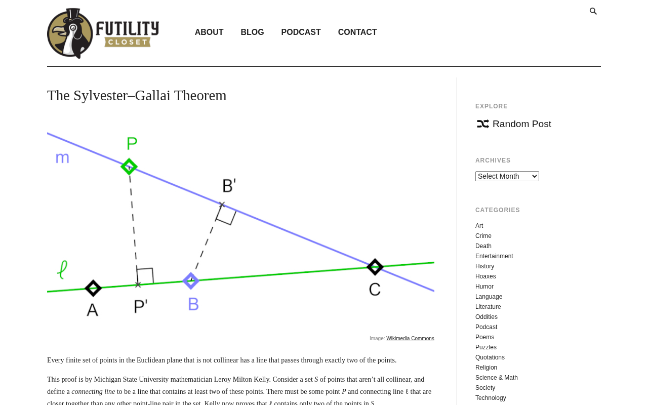 The Sylvester–Gallai Theorem: Why Every Finite Point Set Must Have an Ordinary Line