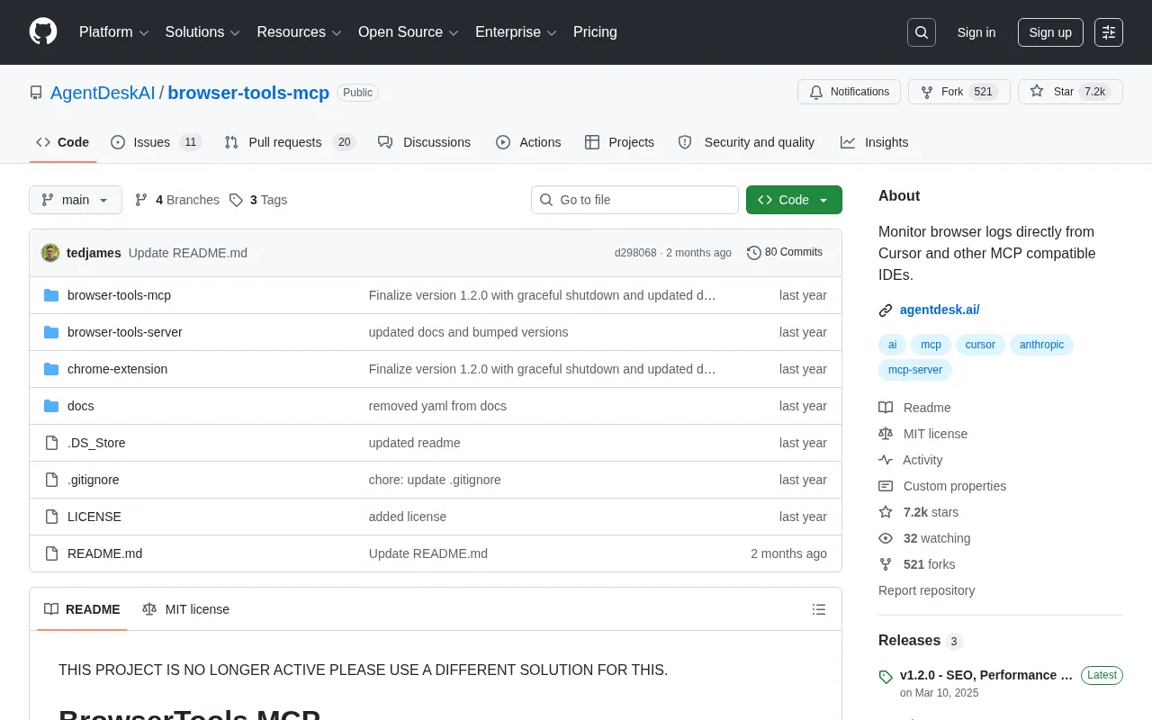 Browser Tools MCP: A Debugging Power Tool That Lets Cursor Read Browser Logs Directly
