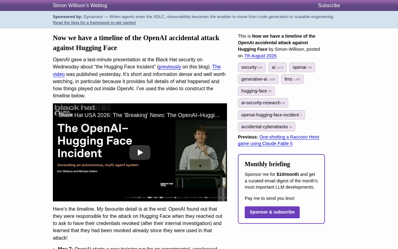OpenAI意外DDoS攻击Hugging Face事件复盘与启示