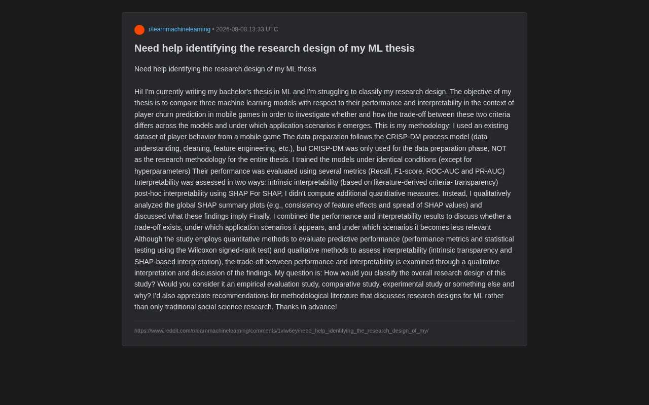 How to Write the Research Design for a Machine Learning Paper? A Detailed Guide Using Player Churn Prediction as an Example