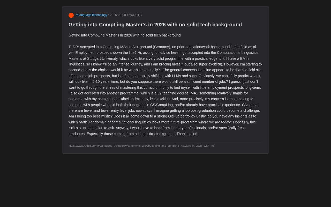 语言学转计算语言学:LLM时代还能找到工作吗