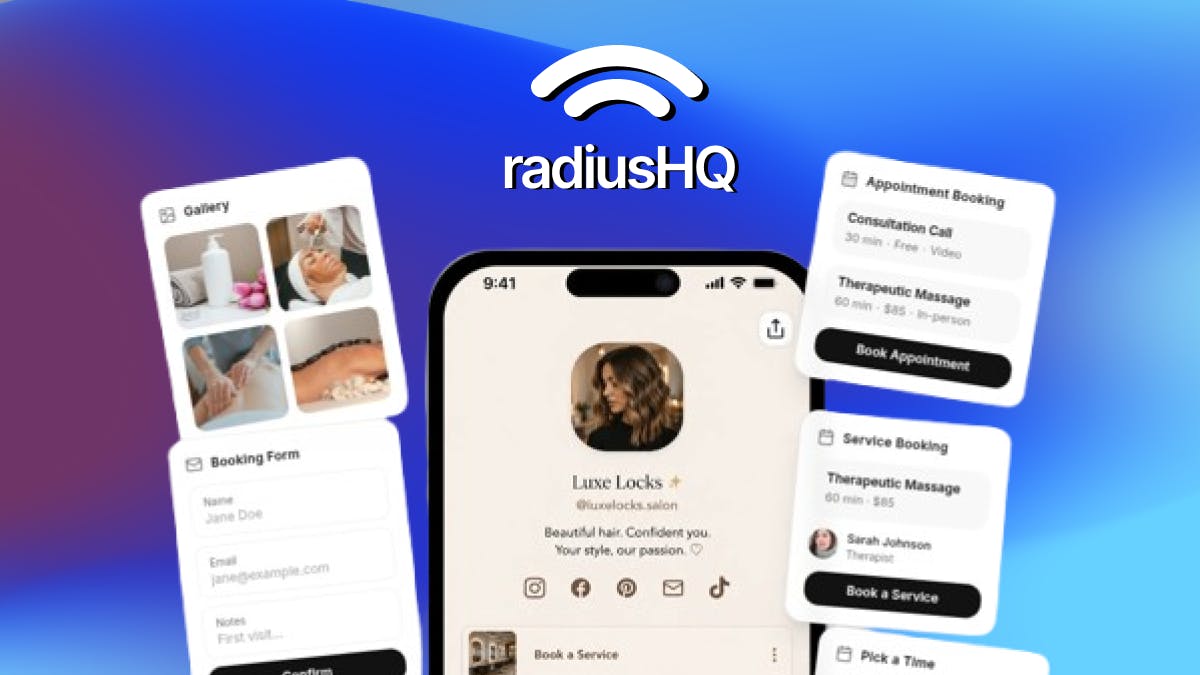 radiusHQ:一个链接终结预约管理混乱