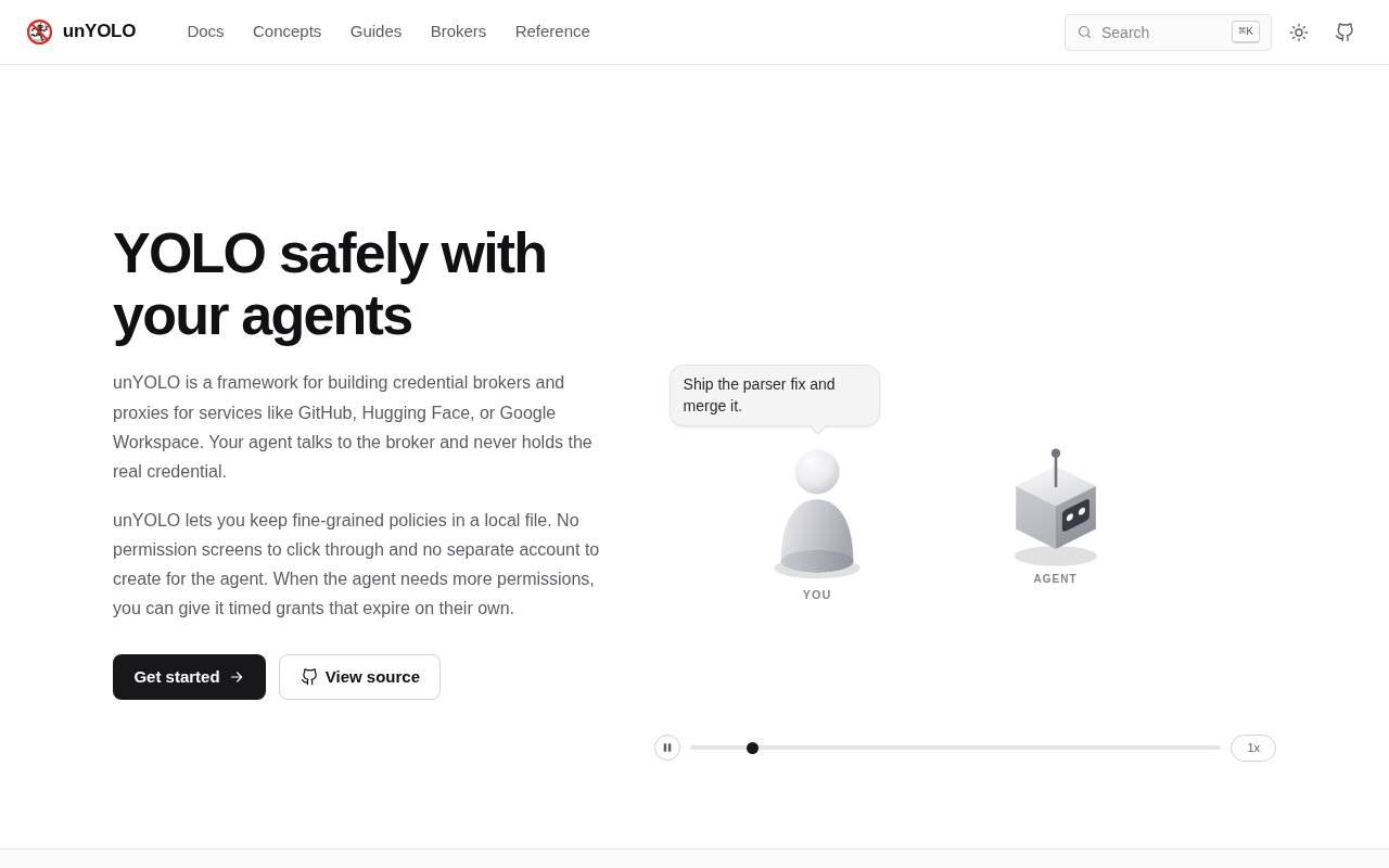 UnYOLO:为AI Agent打造GitHub凭证代理与策略引擎