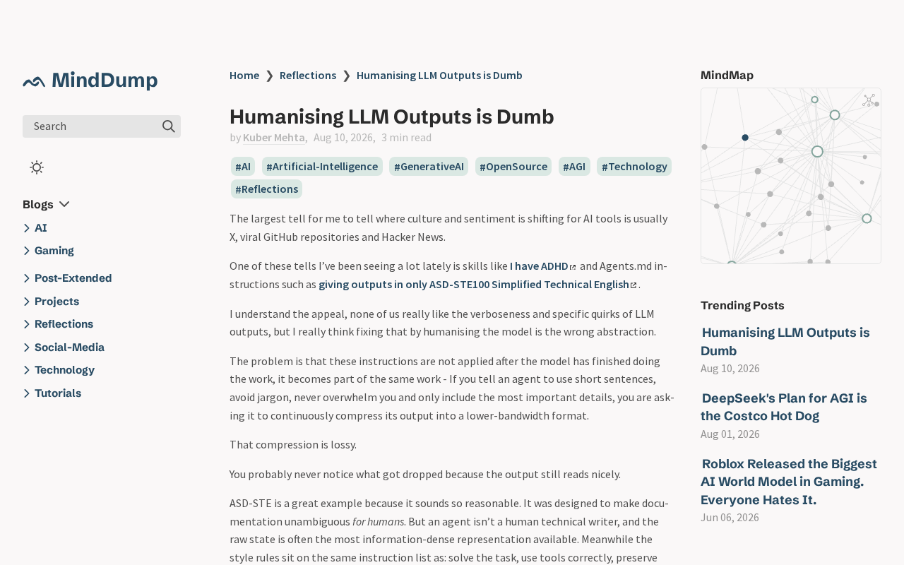 Why Humanizing AI Output Is a Backwards Approach