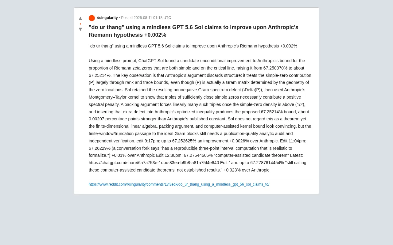 Fine-Tuning GPT Models on Riemann Hypothesis Bounds: AI Mathematical Breakthrough or Hallucination?