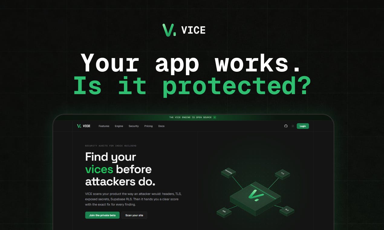 VICE Platform:独立开发者的AI安全扫描工具评测