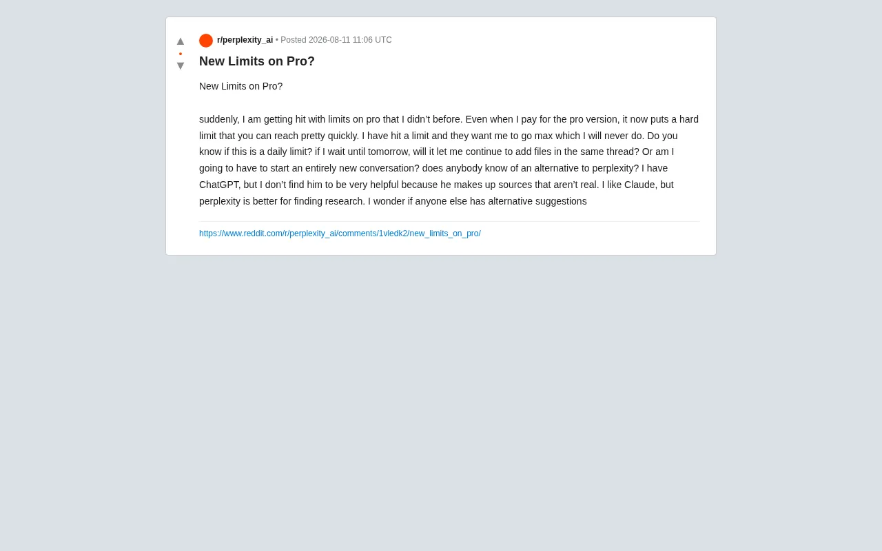 Perplexity Pro Tightens Limits, Sparking Outrage: How to Deal with Stealth Downgrades in AI Subscriptions
