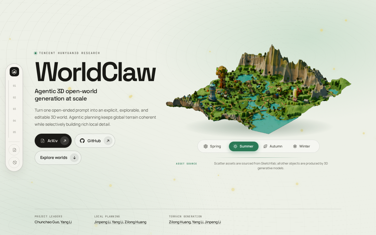 WorldClaw:智能体驱动的大规模3D开放世界生成技术解析