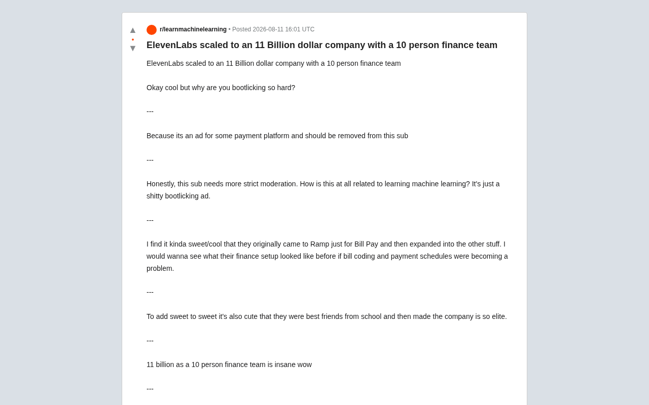 ElevenLabs:110亿估值背后的10人财务团队如何运转
