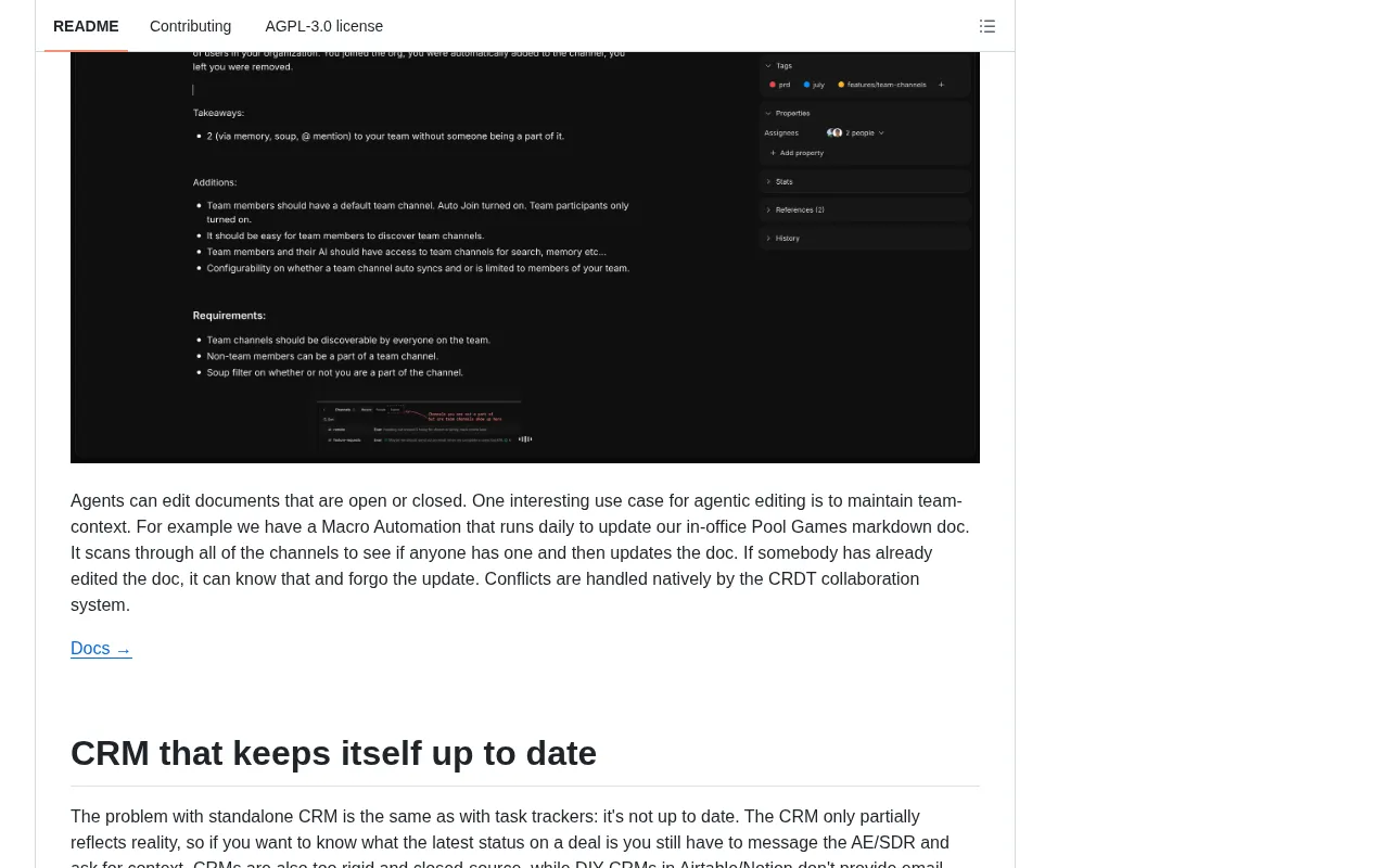 Macro Feature Interface