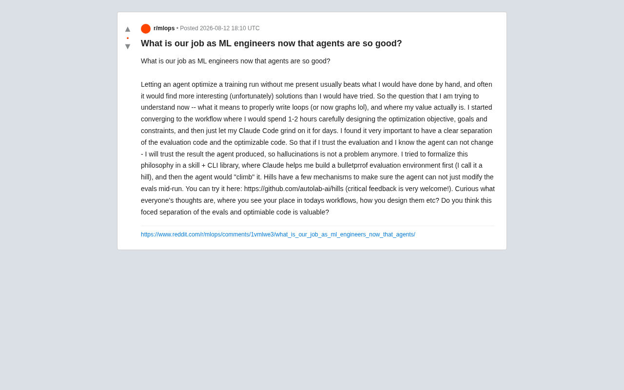Agent时代ML工程师的价值在哪?从执行者到问题定义者的转型