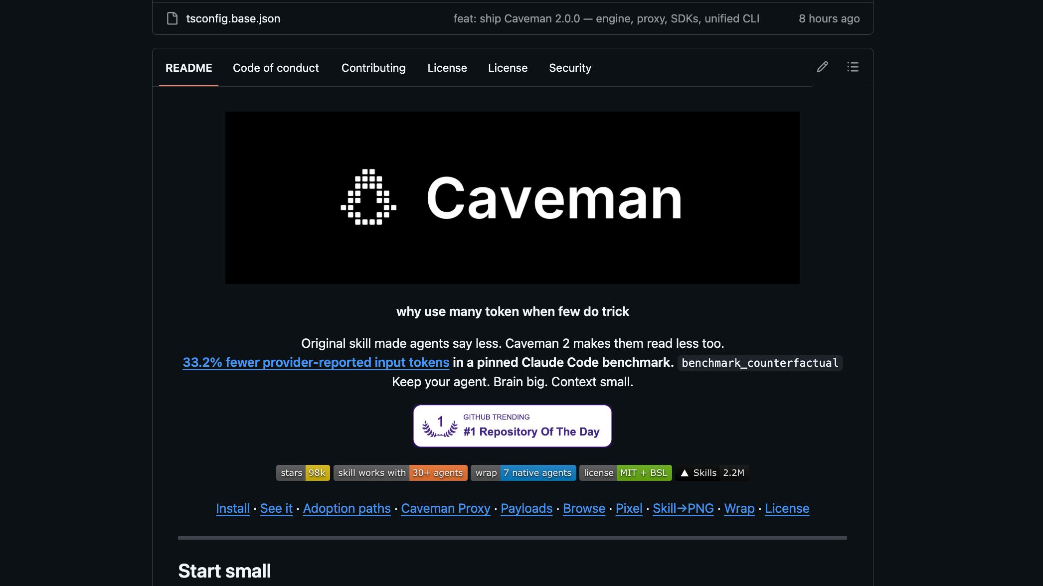 Caveman:本地代理压缩工具,AI Agent省33% Token成本