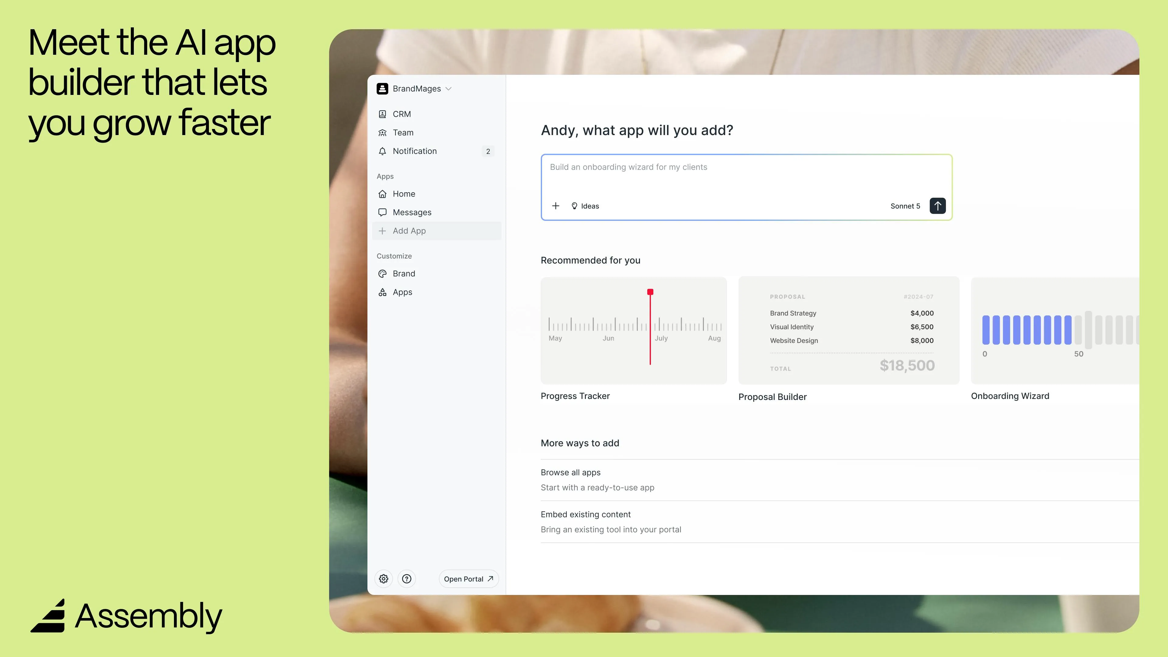 Assembly Studio: A Deep Dive into the AI App Builder for Professional Service Firms