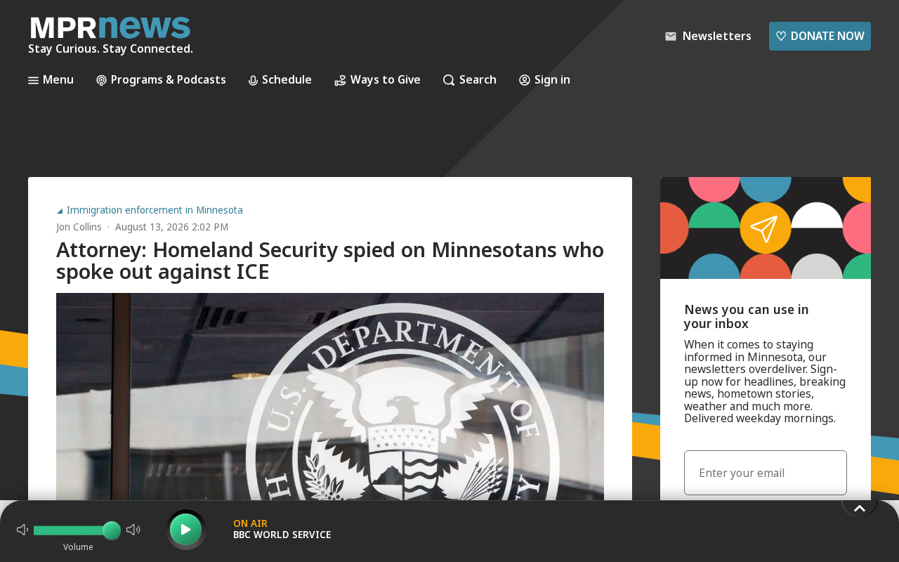 DHS Surveillance of Anti-ICE Dissidents: The Clash Between Government Surveillance Technology and Civil Liberties